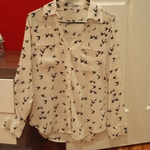 Small black bird Portofino shirt